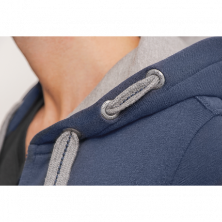 Sweat Capuche zippé Vintage Les Baleines