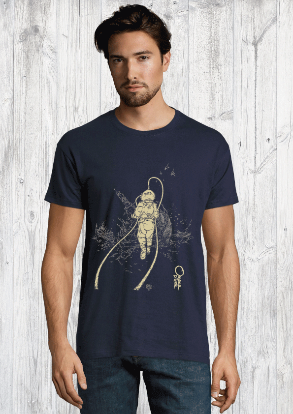 Wrecks and Diver Adult T-Shirt