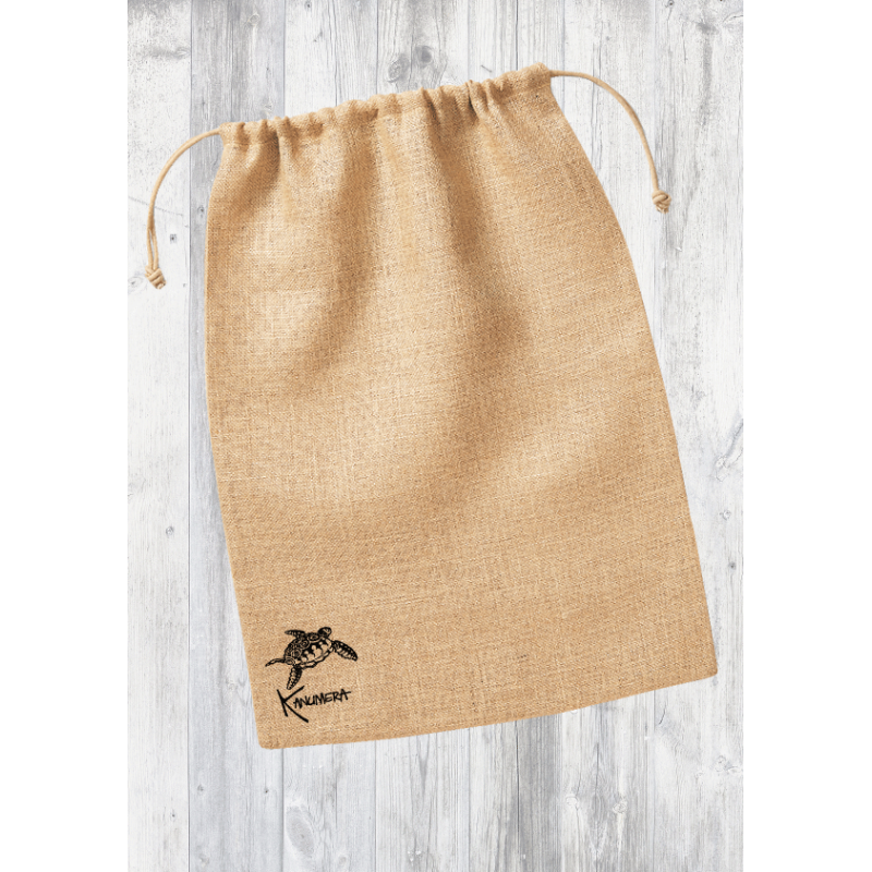 Sac ramassage de déchets en Toile de Jute Grand Modèle