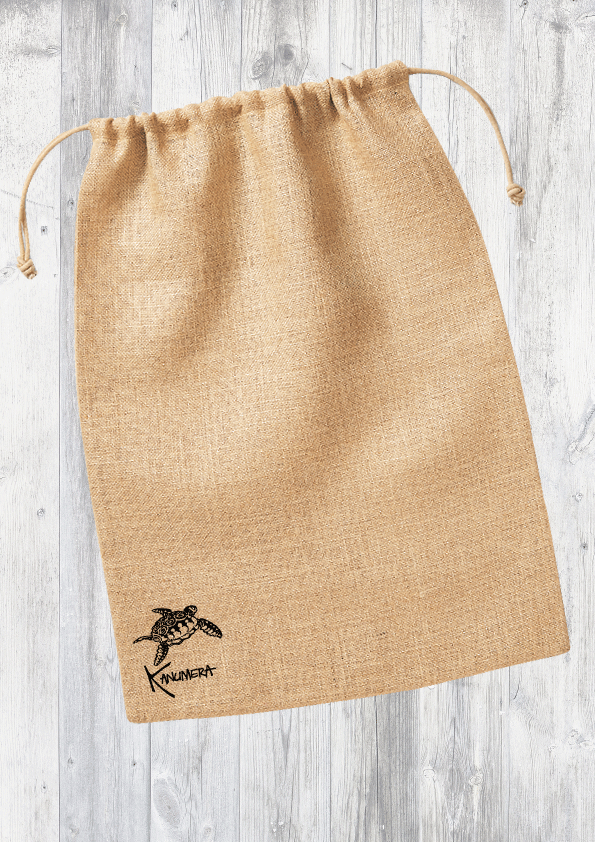 Sac ramassage de déchets en Toile de Jute Grand Modèle