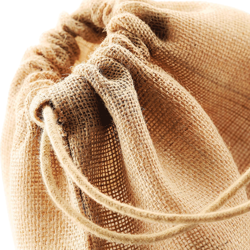 Turtle Small Jute Stuff Bag