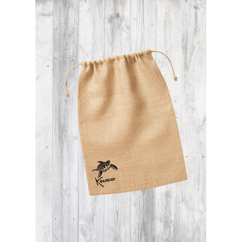 Sac ramassage de déchets en Toile de Jute Petit modèle