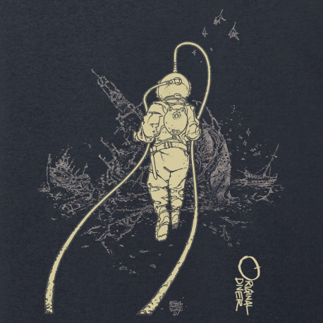 Diver Men’s zipped hooded sweatshirt