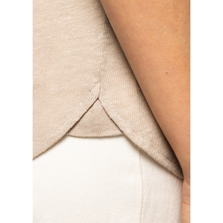 Shellfish Ladie's linen polo shirt