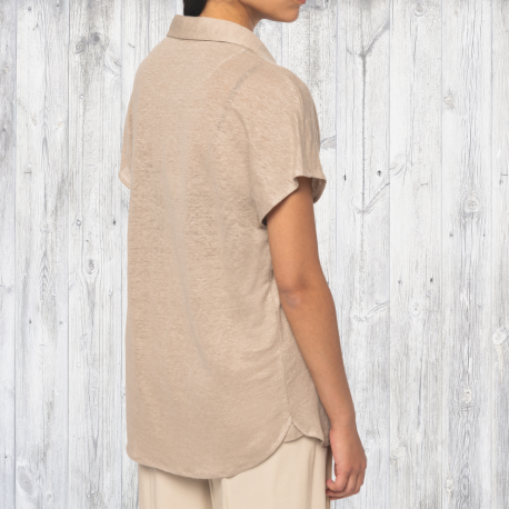 Shellfish Ladie's linen polo shirt