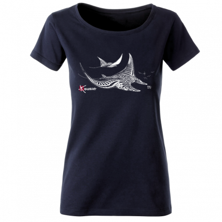 Tee-shirt bio Femme Les Raies