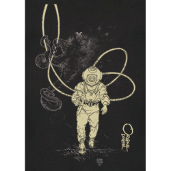 T-shirt Enfant La Pieuvre et le Scaphandrier