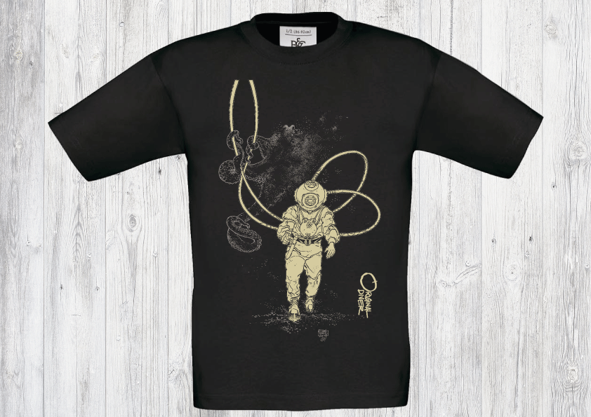 Octopus and diver Kids T-Shirt