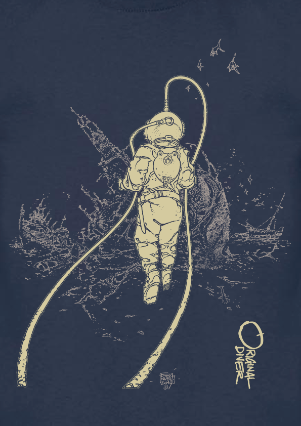 Wrecks and diver Kids T-Shirt