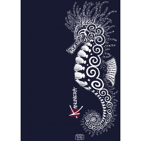 Sweat-shirt Femme Loose L'Hippocampe Tatoo