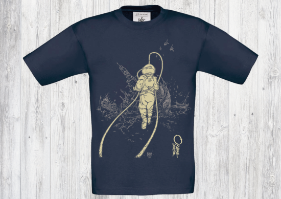 Wrecks and diver Kids T-Shirt