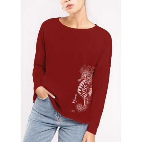 Sweat Femme Loose L'Hippocampe Tatoo