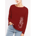 Sweat-shirt Femme Loose L'Hippocampe Tatoo Sweat-shirt Femme Loose L'Hippocampe Tatoo