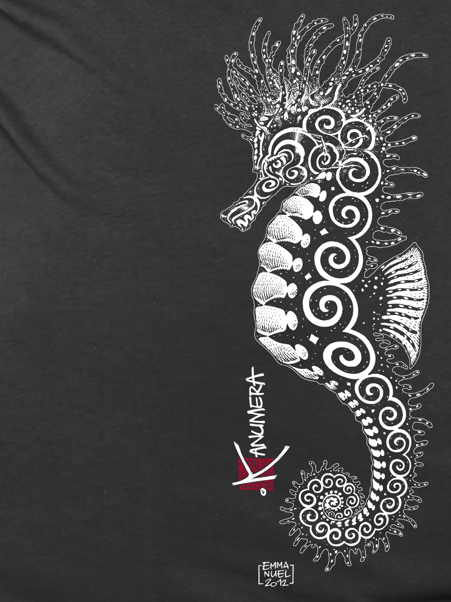 Seahorse Ladies' V-neck short-sleeved organic T-shirt