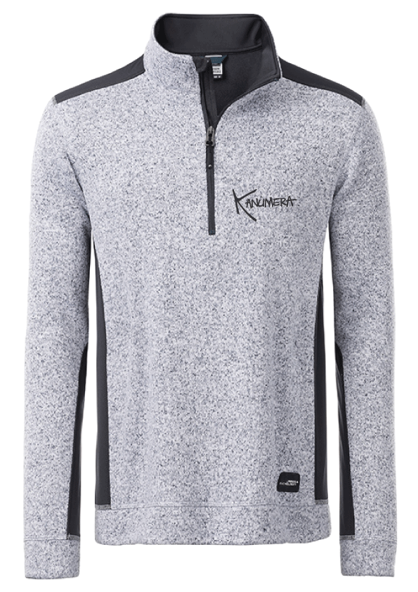 Veste polaire tricoté col zippé Le Mérou