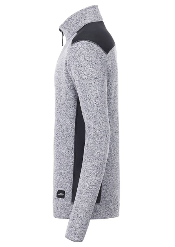 Veste polaire tricoté col zippé Le Mérou