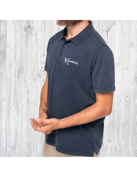Thresher sharks washed polo shirt