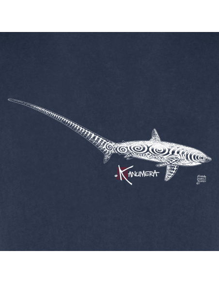 Thresher sharks washed polo shirt