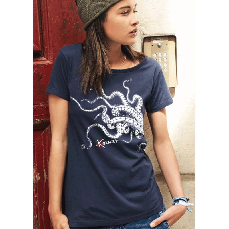 T-shirt bio Femme Les Tentacules
