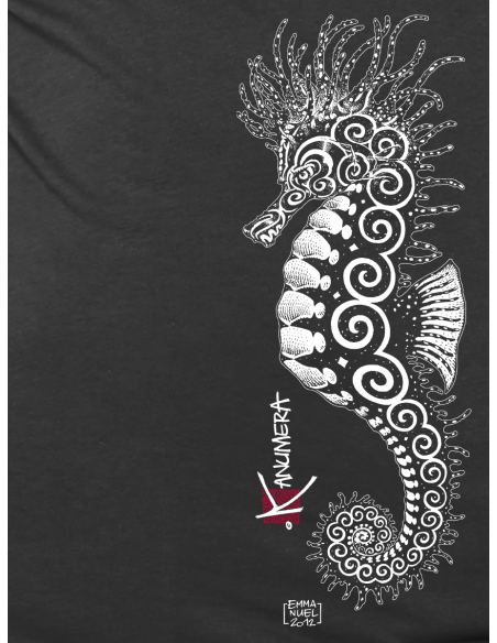 Seahorse Ladies' V-neck short-sleeved organic T-shirt
