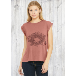 Gorgonocephale Ladies' flowy rolled-cuff T-shirt