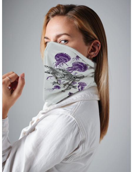 Turtles and Jellyfish Multifunctional headwear