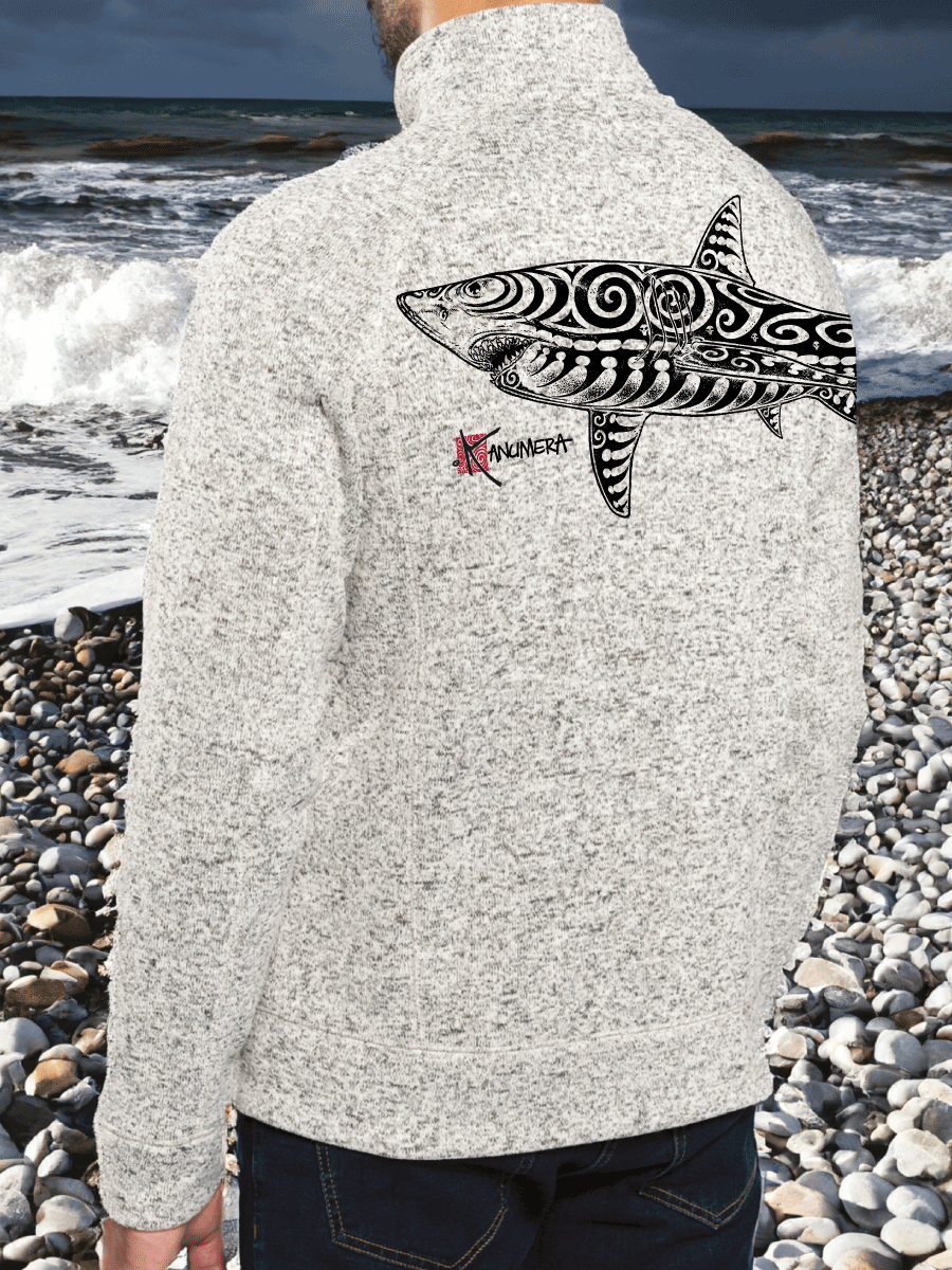 Shark Men's full zip heather jacket