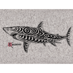 Veste en Polaire tricoté Le Requin Tatoo