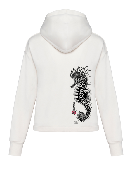Sweat Bio Ample Capuche l'Hippocampe