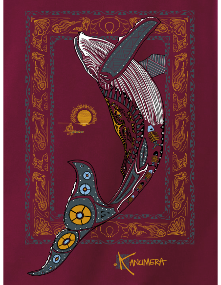 Whale Organic Ladies T-shirt