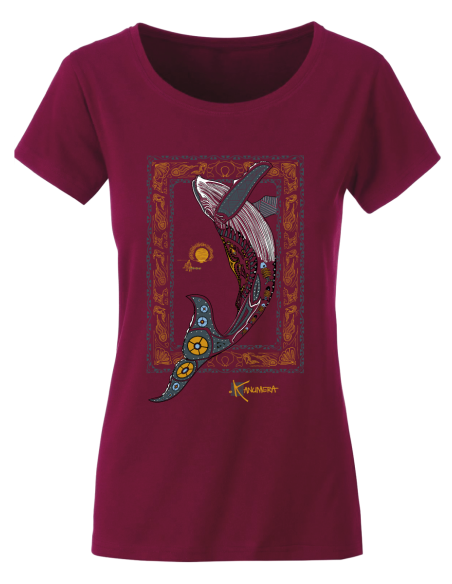 Whale Organic Ladies T-shirt