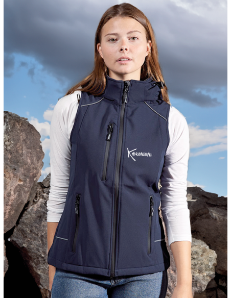 Ray Ladies hooded softshell Vest