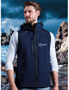 Bodywarmer Softshell Capuche La Raie Tatoo
