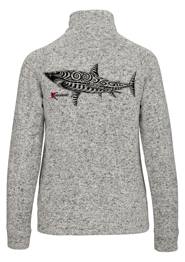 Veste Femme en Polaire tricoté Le Requin Tatoo