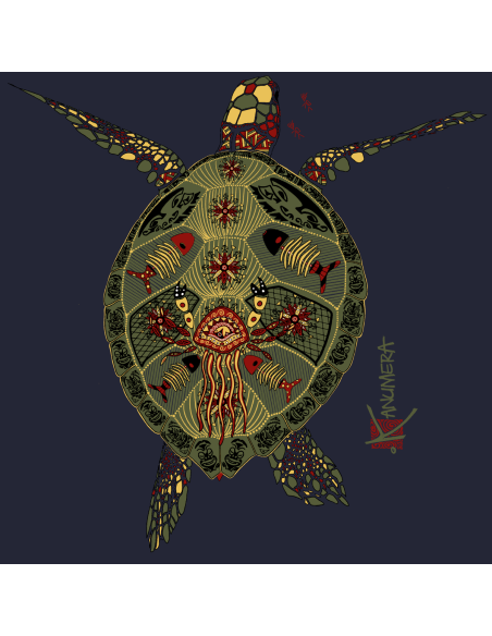 T-shirt bio Origine Femme La Tortue