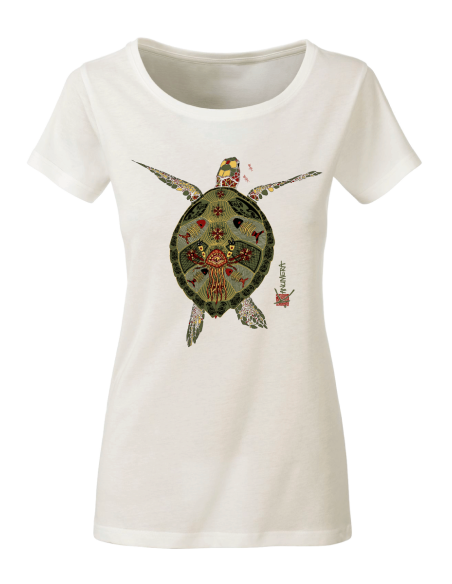 T-shirt bio Origine Femme La Tortue