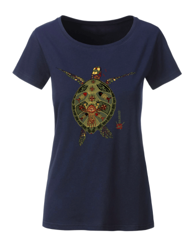 T-shirt bio Origine Femme La Tortue