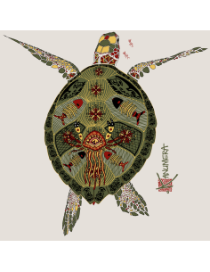 T-shirt bio Origine Femme La Tortue 2