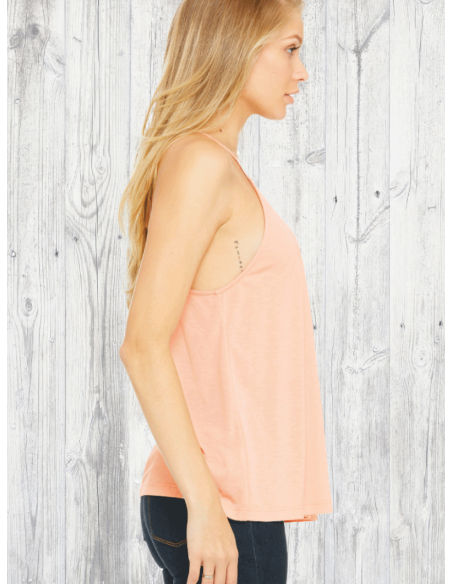 Whale Shark Ladies' flowy high neck tank top