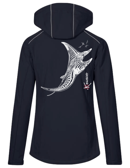 Ray Ladies hooded softshell jacket