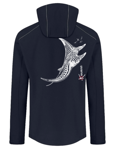 Ray Men's hooded softshell jacket