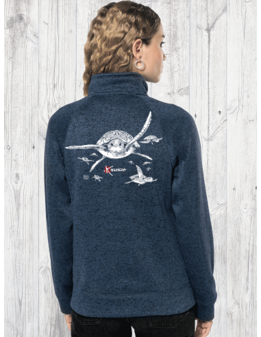 Turtles Ladies’ full zip heather jacket