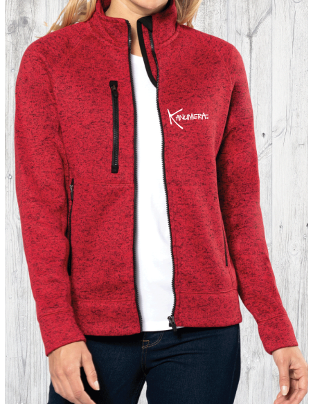 Turtles Ladies’ full zip heather jacket