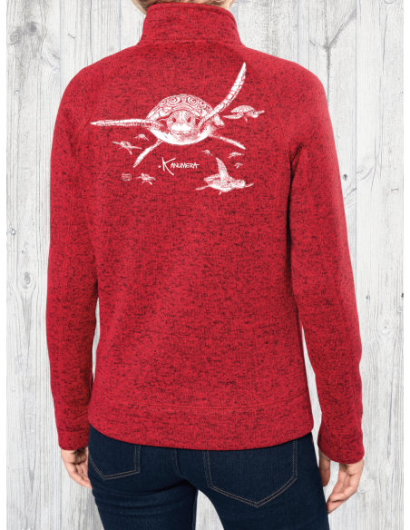 Turtles Ladies’ full zip heather jacket