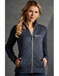 Whale Shark  Ladies full zip Fleece jacket
