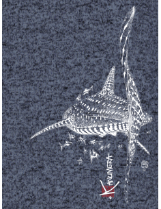 Whale Shark  Ladies full zip Fleece jacket 2