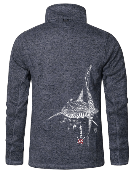 Whale Shark  full zip Fleece jacket
