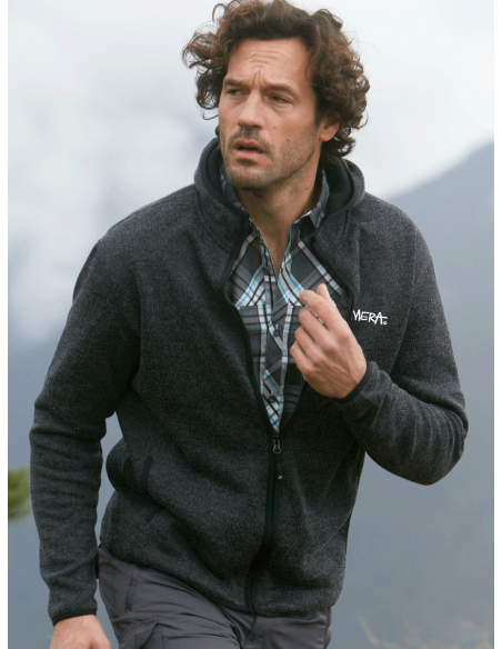 Veste à Capuche en Polaire tricoté L'Hippocampe Tatoo