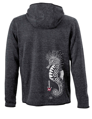 Veste à Capuche en Polaire tricoté L'Hippocampe...