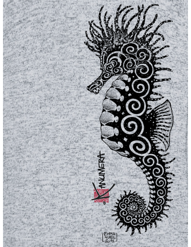 Veste à Capuche en Polaire tricoté L'Hippocampe...